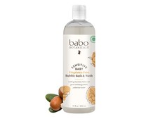 Babo Botanicals Sensitive Baby Fragrance-Free 2-in-1 Bubble Bath  Wash -...