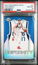 PSA 10 - 2023 Panini Contenders Optic Uniformity | Luka Dončić #11