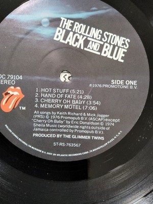 ROLLING STONES Black and Blue - 1976 ST-RS-763567 First Pressing   NM 