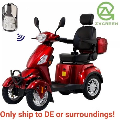 4 Wheels Mobility Scooters 500lbs 800W 31miles 15mph Special Deals Limitted Sale