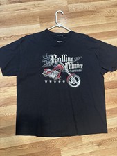 Custom Chopper Biker Black T- Shirt Men  s XL