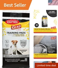 Pet Training Pads with Advanced Odor Neutralization, Heavy-Duty & 30 Pack