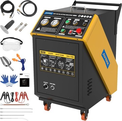 AUTOOL HTS709 Trockeneisstrahlgerät Trockeneis Strahlanlage Reinigungsgerät 220V