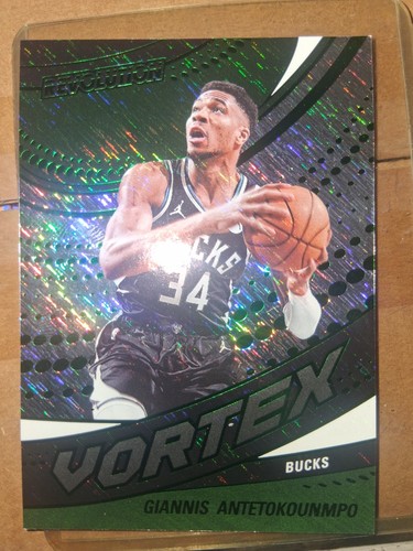 2024-25 Panini Revolution - Vortex Giannis Antetokounmpo #10 Green Storm /99