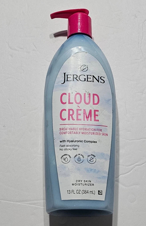 Jergens Cloud Crema Piel Seca Hidratante Loción Complejo Hialurónico 13 fl oz NUEVO Foto 2 de 4
