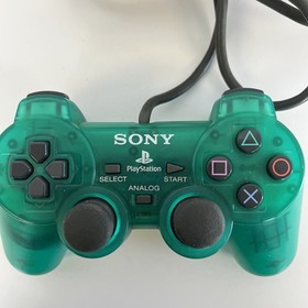OEM Sony PlayStation 2 PS2 Emerald Green Dualshock 2 Controller, Clean, Working