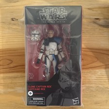 Hasbro Star Wars Clone Captain Rex Black Series 6 Inch Action Figure