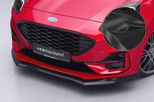 Cup Spoiler Lippe Front Ansatz Carbon Look für Ford Puma ST-Line CSL504-C