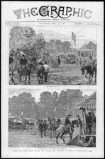 Impresión antigua 1886 - LONDRES Hurlingham Club Pony Hack Show Príncipe Gales (158)