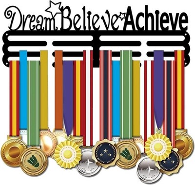HERVORRAGENDER Dream Believe Achieve Medaillenhänger Sterne Medaillenhalter
