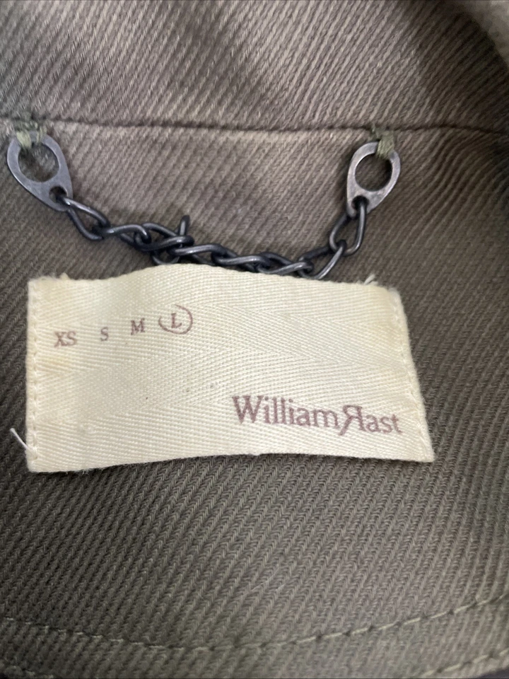 William Rast Steampunk Military Olive Gree Jacket Women's Sz Large - Image 2 of 4