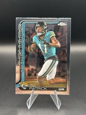 Tim Patrick 2025 Topps Chrome Football #96 Jacksonville Jaguars Trading Card NFL