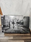 Beatles Rock Band PS3 Bundle + Instruments TESTED Includes Game Guitar Drums Mic