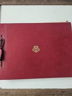 Chi Omega Scrapbook 1970s Handwritten Vtg Sorority, Adrian MI Half Full