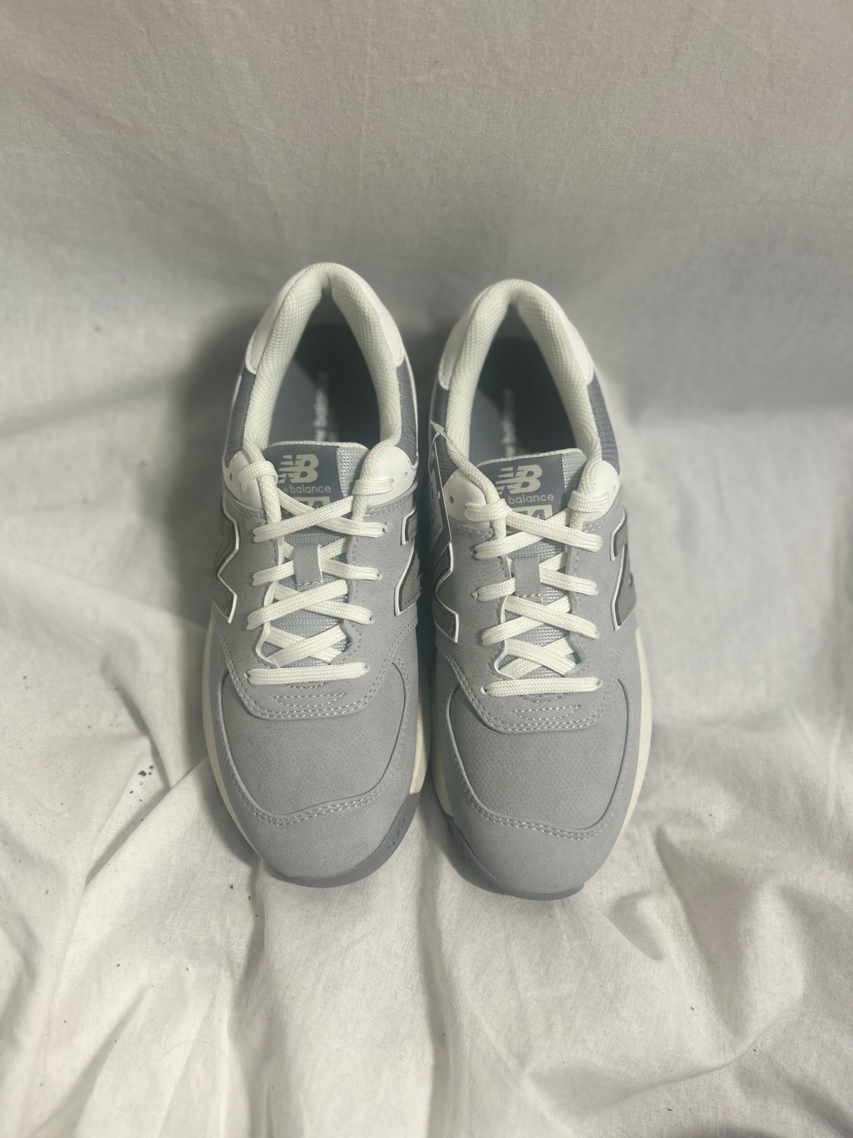 Size 8 - New Balance 574 Greens v2 Light Grey W