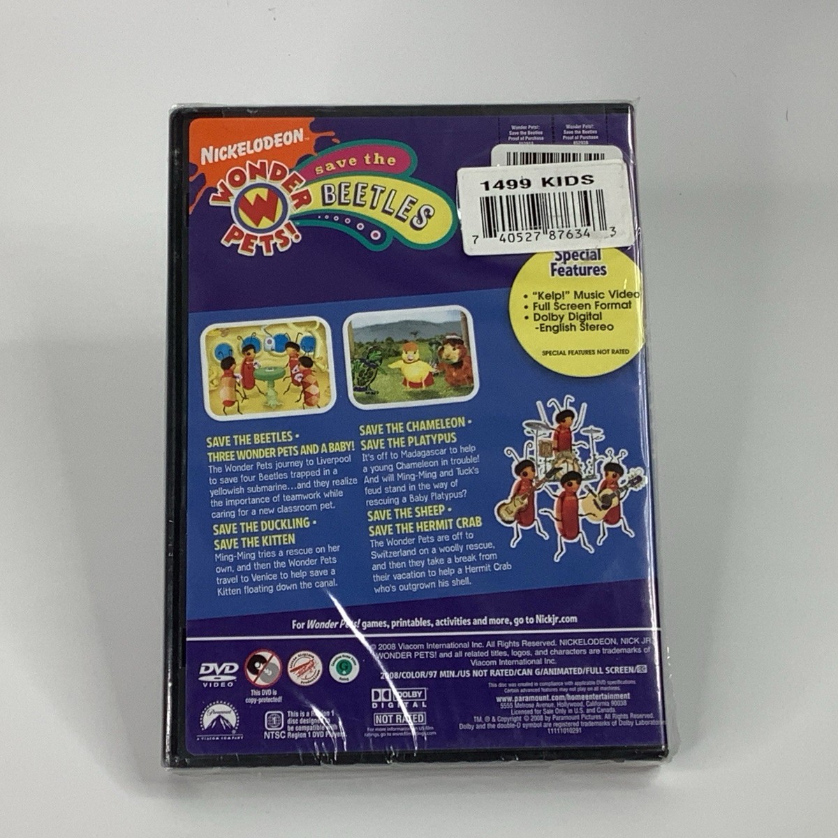 Wonder Pets - Save The Beetles (DVD, 2008) for sale online | eBay