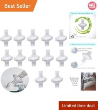 12 Pcs Universal C pap Filters Fit Inline Compatible with Resmed