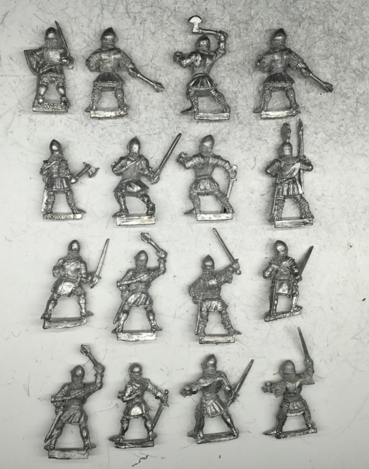 Games Workshop - WHFB Bretonnian Foot knights x16 - Citadel OOP | eBay