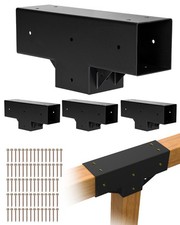 VEVOR Kit Staffe per Pergola 92 x 92 mm Kit di Staffe per Gazebo in Legno 4 PZ