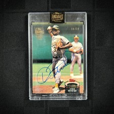 2021 Topps Archives Signature Series Dave Stewart Auto /31 (1992 Stadium Club)