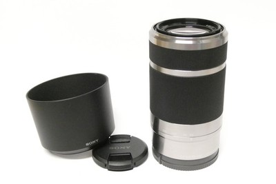 Sony E  55-210 mm OSS Objektiv für E-Mount ( Alpha 6000 Serie ) gebraucht silber
