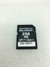 Delkin Devices SDXC 256GB BLACK UHS-II V90 - Excellent Condition