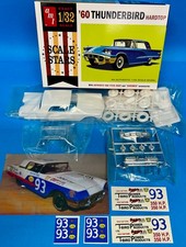 AMT '60 THUNDERBIRD 1/32 SCALE WITH BANJO MATTHEWS NASCAR DECALS NEW IN OPEN BOX