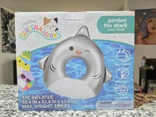 Squishmallows Gordon The Shark 52” Inflatable Pool Float Water Toy 
