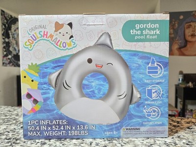 Squishmallows Gordon The Shark 52  Inflatable Pool Float Water Toy 