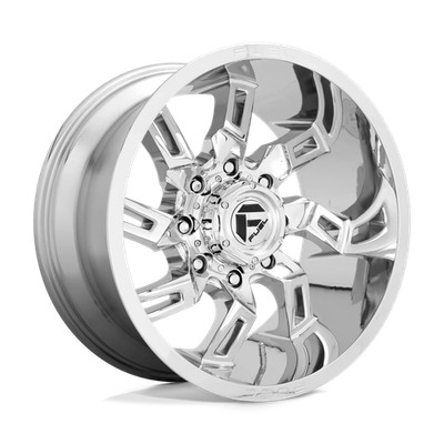 20x10 Fuel Wheels D746 Lockdown Chrome Rims 6x139.7 ET-18 (1pc)