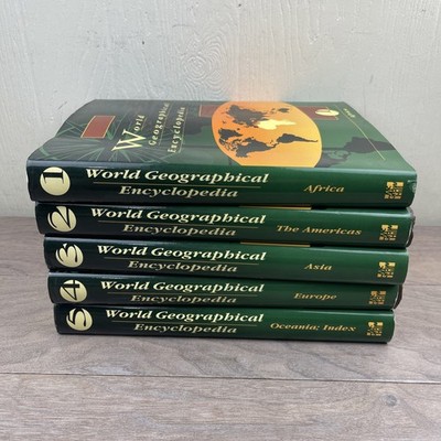 World Geographical Encyclopedia, 5-Volume Set by McGraw Hill 1995 Hardcover