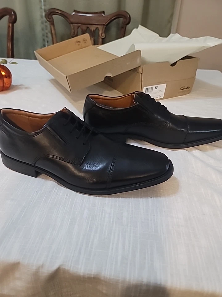 Men's Size 15 Clarks Dress Shoe Black Bnib - Image 4 of 4