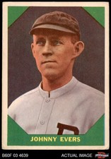 1960 Fleer #57 Johnny Evers Braves HOF 3.5 - VG+