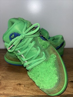 Nike SB Dunk Low Grateful Dead Green Bear 2020 Size 12 Authentic Skateboarding 