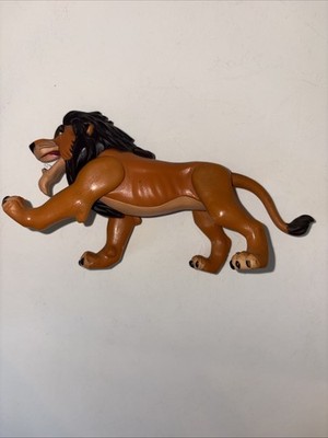 Vintage 1994 Disney The Lion King Fighting Battle Action Figure Scar Disney