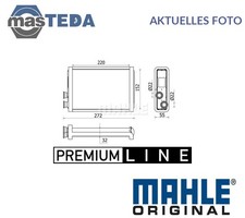 AH 37 000P WÄRMETAUSCHER INNENRAUMHEIZUNG VORNE MAHLE ORIGINAL NEU OE QUALITÄT