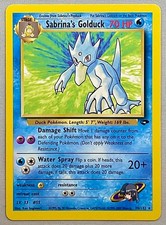 Pokémon Sabrina’s Golduck #30/132 Non-Holo Rare - Unlimited Gym Challenge - LP+ on eBay