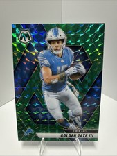 2025 Panini Mosaic -  Golden Tate III Green Mosaic Prizm #214 Lions