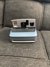 Polaroid One 600 Instant Flash Film Camera Vintage Blue/Black