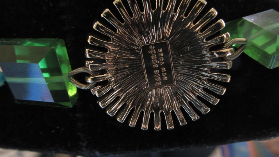 kate spade new york green lucite bead 31'' necklace - Image 4 of 4