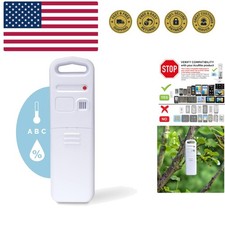 Wireless Indoor Outdoor Temperature and Humidity Sensor with A-B-C Switch 060...