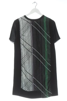 JOSEPH Robe à manches courtes Dames Robe T EU 38 noir-gris clair-vert - Photo 1/4