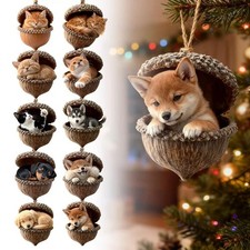 Forests Animal Acorn Ornaments, Forests Christmas Ornaments HO T C5Q1