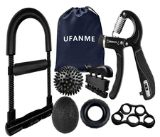 Grip Strength Trainer Kit, Hand Gripper - Hand Grip Strengthener -Adjustable ...