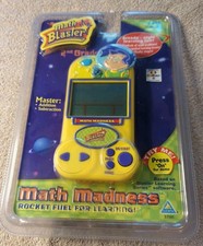 Vintage 1999 NOS Math Blaster Handheld Electronic Learning Game Add Subtraction