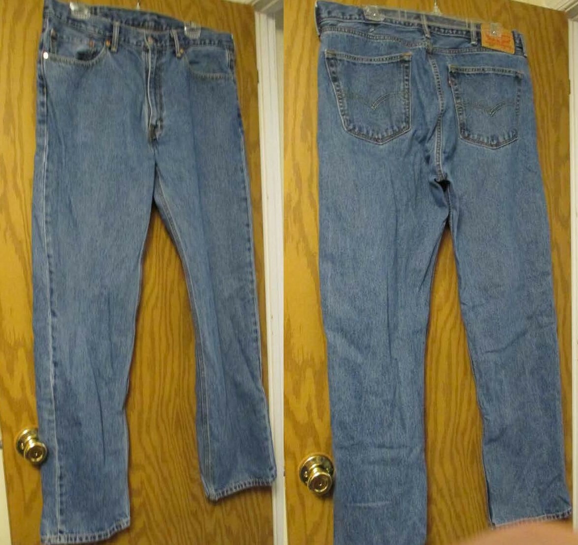 Mens Jeans Cotton Waist 34, 36, 38 Inseams 30, 32 10 Jeans Available