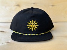 Orange Sunshine Bolt Canvas Hat