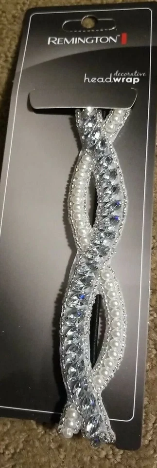 Новый Remington голова надежном жемчуг и кристалл бисером обруч для волос свадебный выпускной официальный - Изображение 4 из 4