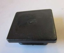 4 St&uuml;ck Abdeckkappen Schwarz 50x50mm&nbsp;Fu&szlig;kappen Endkappen Gleiter Lamellenstopfen