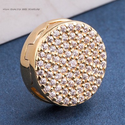 Clip Pandora Oro Giallo Reflexions con pavé | Qshops